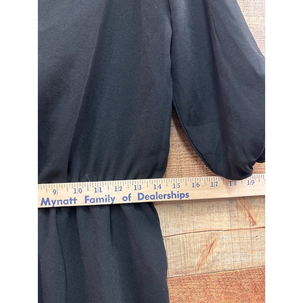 Ann Taylor Black Off-Shoulder Dress Size 4 NWT - Picture 6 of 9